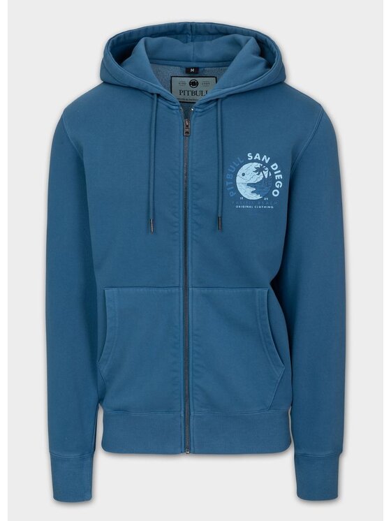 PITBULL PITBULL Bluza PLANET SURF Niebieski Regular Fit