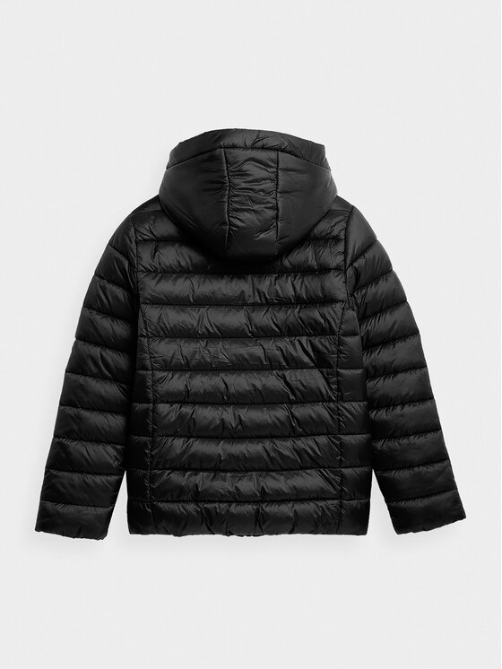 4F 4F Μπουφάν χειμωνιάτικο 4FJAW23TDJAM273 Μαύρο Regular Fit