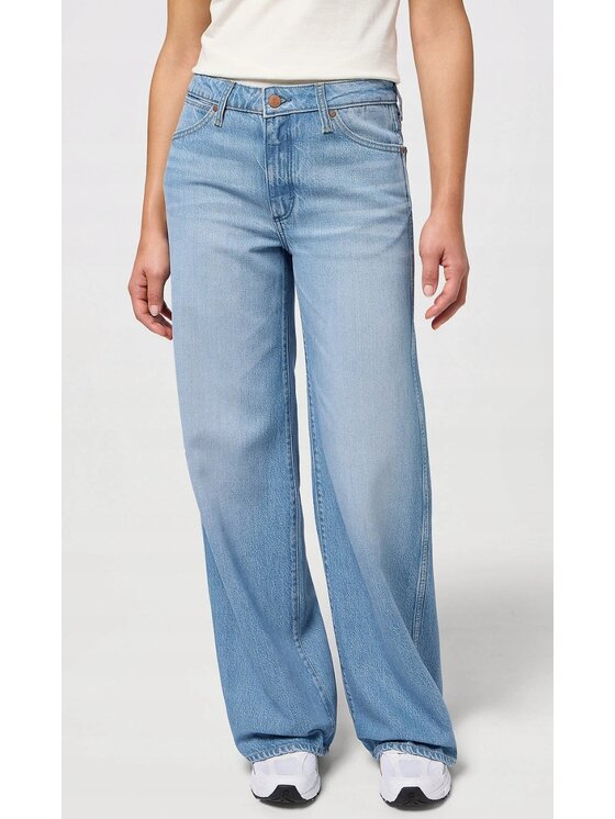 Wrangler Wrangler Jeansy World Wide 661 Niebieski Basic Fit
