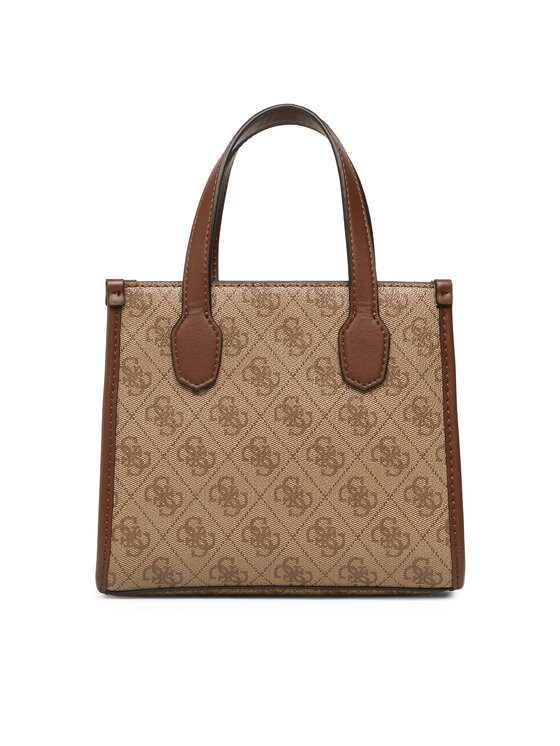 Guess Guess Дамска чанта Silvana (SB) Mini Bags HWSB86 65770 Кафяв