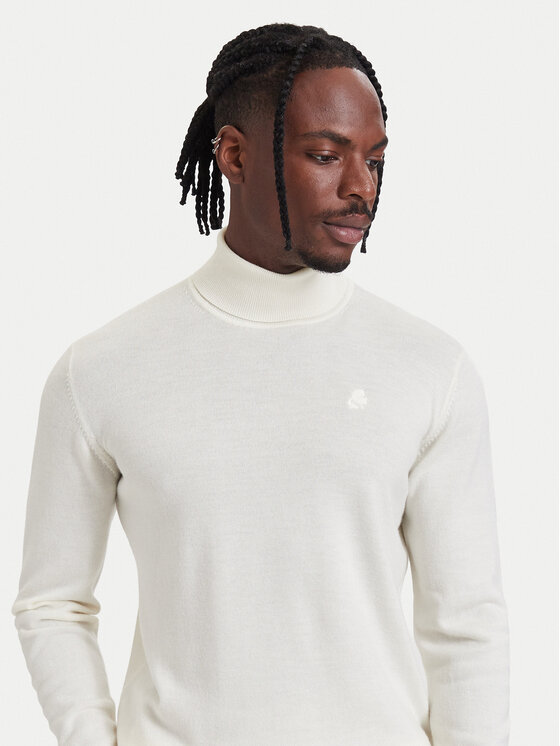 KARL LAGERFELD KARL LAGERFELD Golf 655058 564399 Beżowy jasny Regular Fit