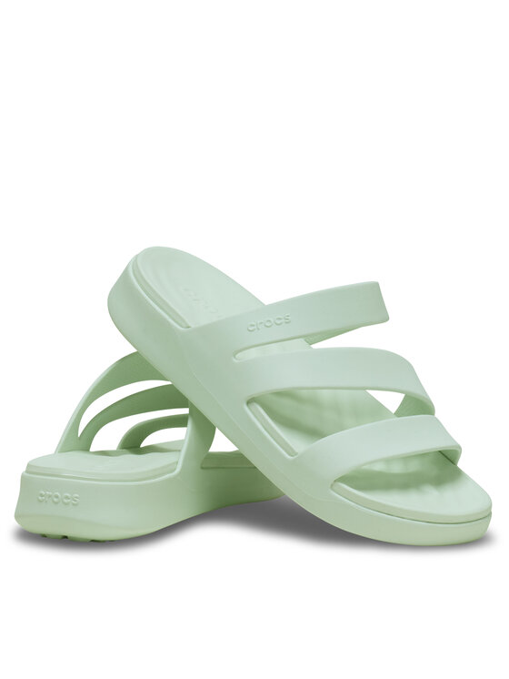 Crocs Crocs Шльопанці Getaway Strappy 209587 Зелений