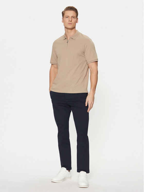 HUGO HUGO Chinos kelnes 50530886 Tamsiai mėlyna Slim Fit