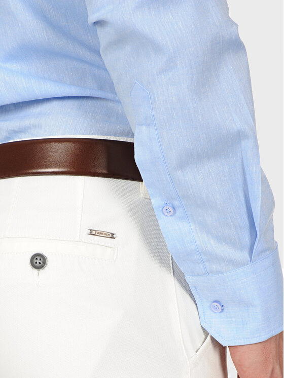 Evenemen Evenemen Koszula James Blue Niebieski Slim Fit