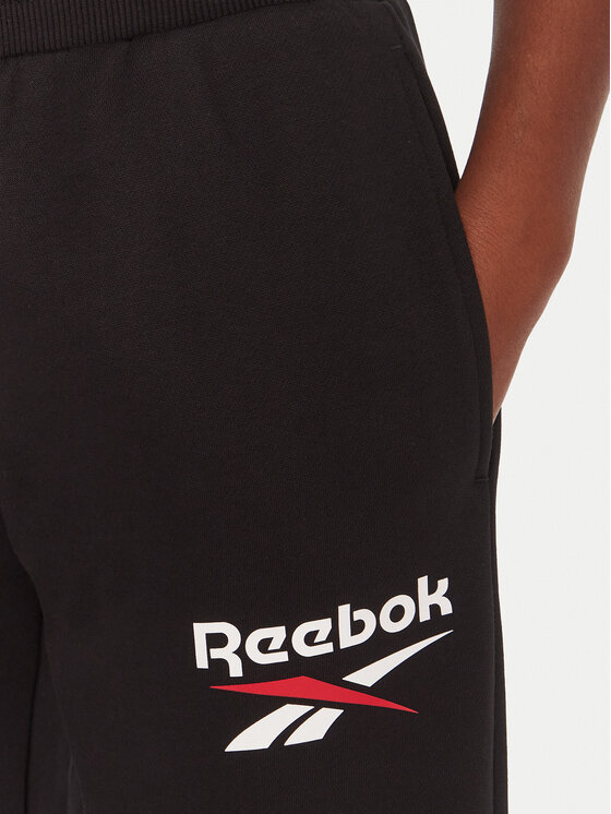 Reebok Reebok Donji dio trenerke Stacey RK25166CCW Crna Regular Fit