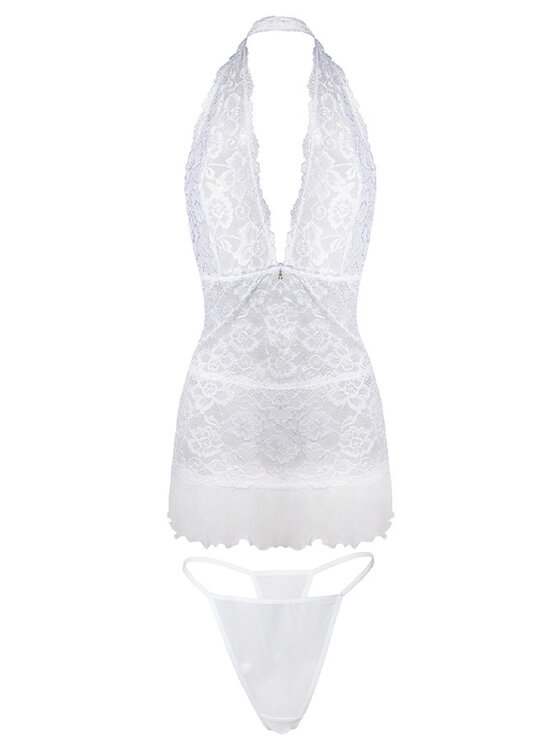 DKaren Lingerie DKaren Lingerie Komplet bielizny Jolie Biały Classic Fit
