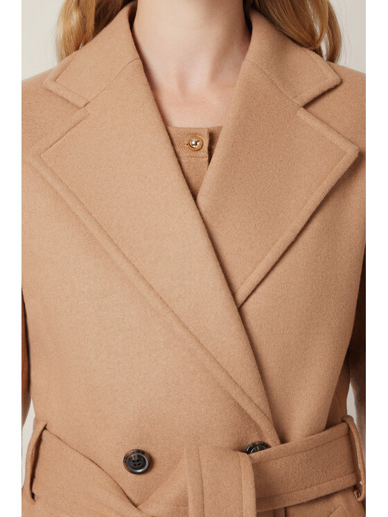 Lancerto Lancerto Płaszcz Lunaris PC073225000004 Beżowy Regular Fit