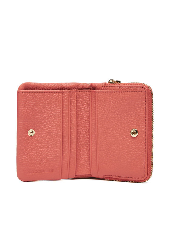 Coccinelle Coccinelle Малък дамски портфейл Coccinelle C-Me Softy E2 TBM 11 E9 01 Коралов