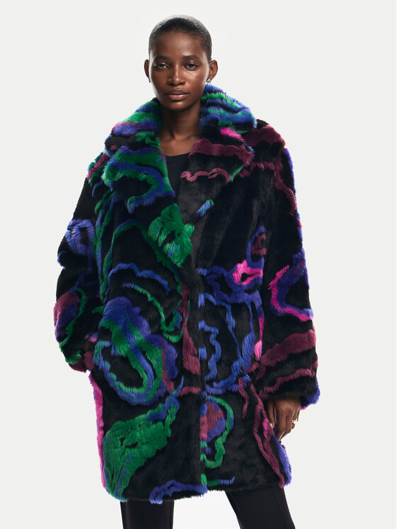 Desigual Desigual Blană Lublin 24WWEWBT Colorat Oversize