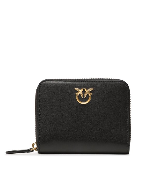 PINKO Portafoglio grande da donna Taylor Zip Around 100249 A0F1 Nero, taglia : 00