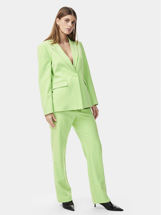 YAS YAS Marynarka Likka 26030741 Zielony Regular Fit