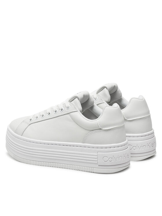 Calvin Klein Calvin Klein Superge Bold Platf Low Oh Mg Lth YW0YW01589 Bela