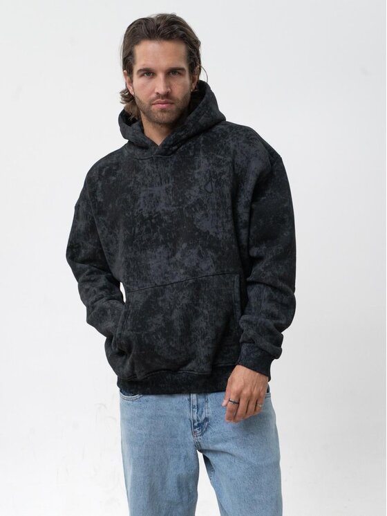 Jigga Wear Jigga Wear Bluza 132046 Czarny Oversize
