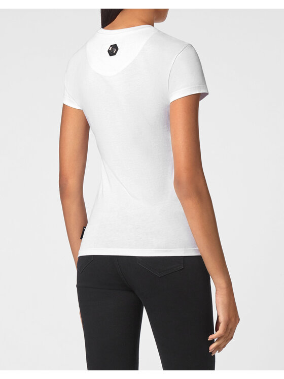 PHILIPP PLEIN PHILIPP PLEIN T-Shirt 4865 Biały Regular Fit