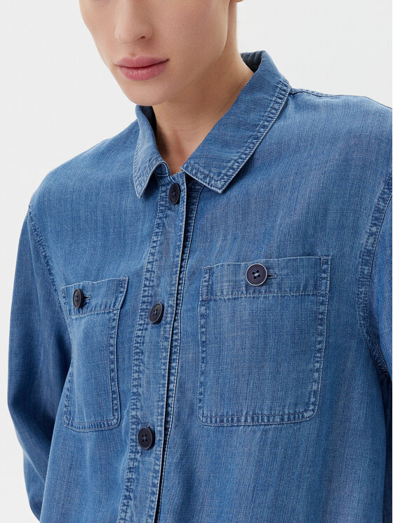 Olsen Olsen Jeansová bunda 15001600 Modrá Regular Fit
