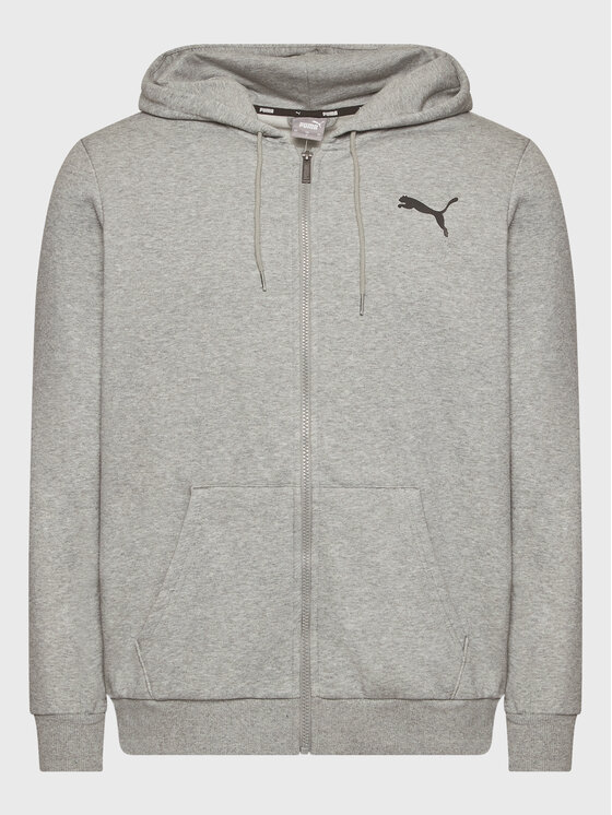 Puma Puma Суитшърт Essentials Small Logo 586702 Сив Regular Fit