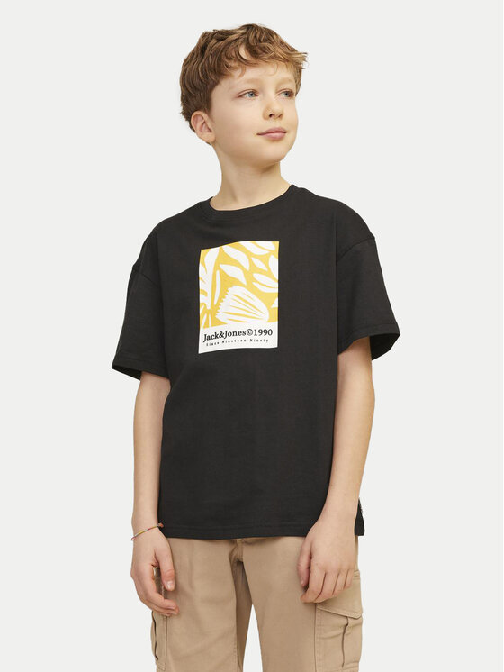 Jack&Jones Junior Tricou Jormarbella 12257641 Negru Loose Fit