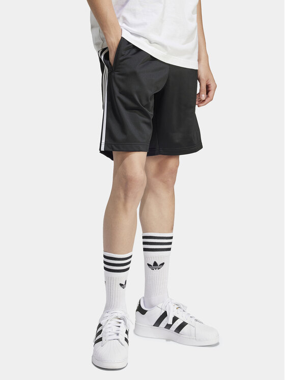 adidas adidas Športne kratke hlače adicolor Firebird IU2368 Črna Regular Fit