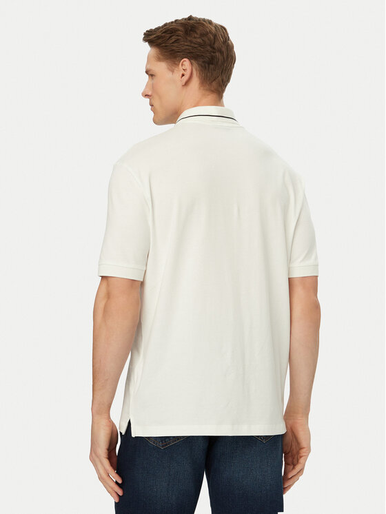 Armani Exchange Armani Exchange Polo särk XM001557 AF10363 U0009 Valge Regular Fit