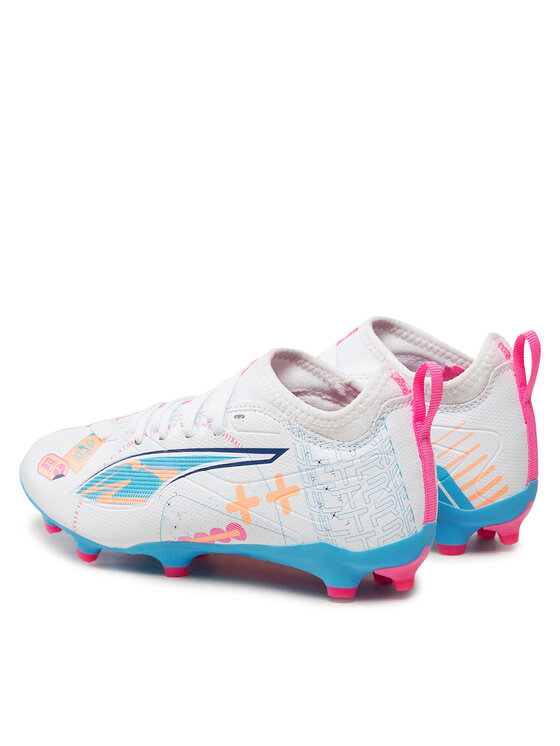 Puma Puma Ποδοσφαιρικά Παπούτσια ULTRA 5 MATCH VOL. UP FG/AG Jr 108065 01 Λευκό