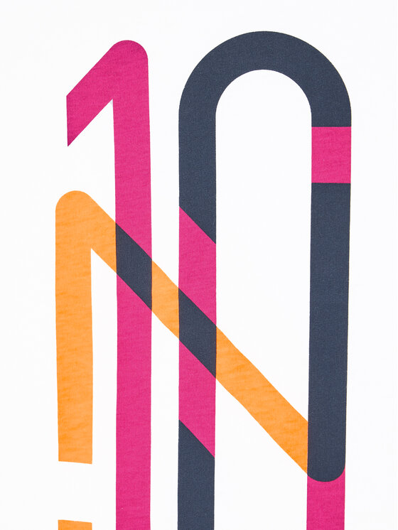 Puma Puma T-särk NEYMAR JR Flare Graphic 605615 Valge Regular Fit