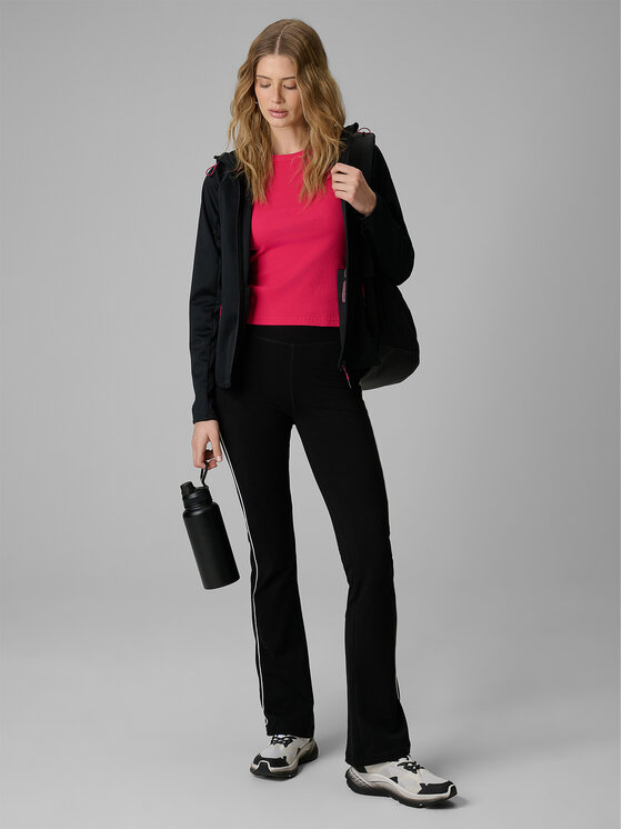 4F 4F Kurtka przejściowa MIDSHOP TEXTILE Czarny Slim Fit