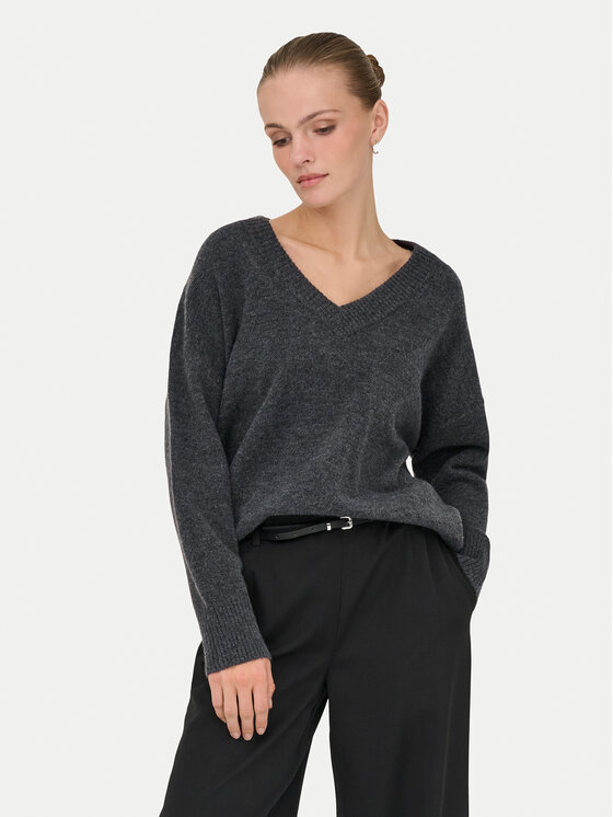 ONLY ONLY Pullover Mari 15360940 Grau Loose Fit