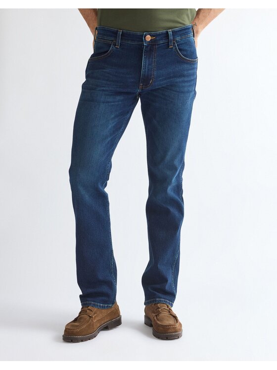 Wrangler Wrangler Jeansy GREENSBORO Niebieski Straight Leg