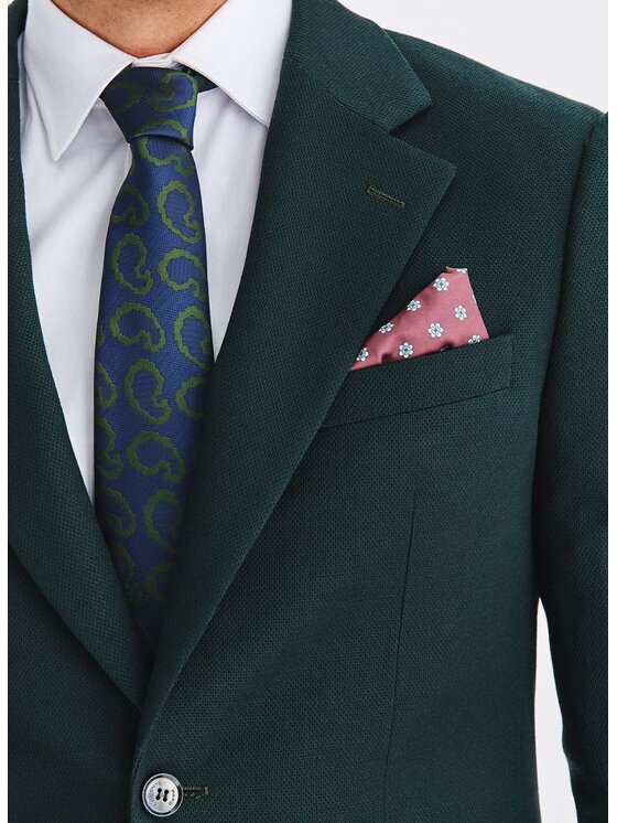 Pako Lorente Pako Lorente Marynarka P25WF-3G-009 Zielony Super Slim Fit
