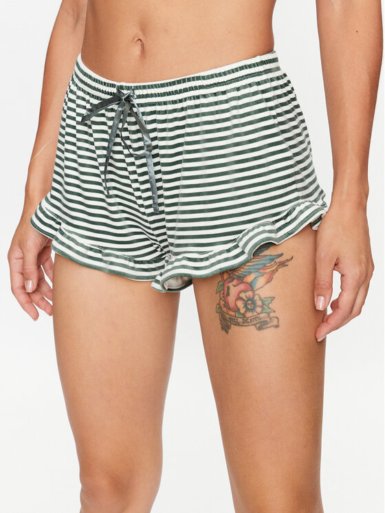 Hunkemöller Pantaloni scurți pijama 203211 Verde Comfortable Fit