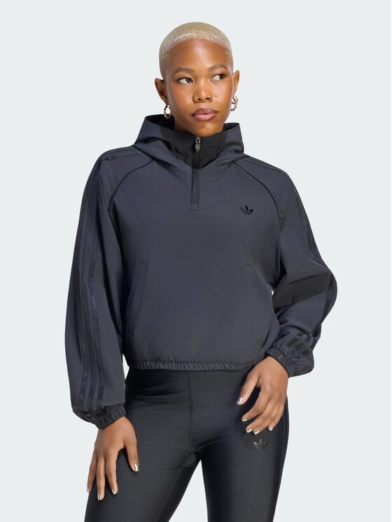 adidas adidas Bluza techniczna 168708 Czarny Loose Fit