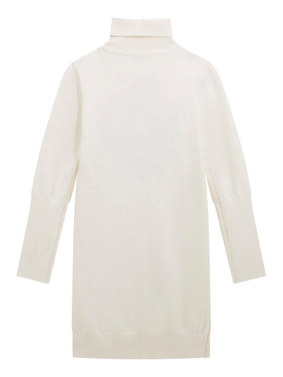 Guess Guess Strickkleid J5BK21 Z3GS0 Écru Regular Fit