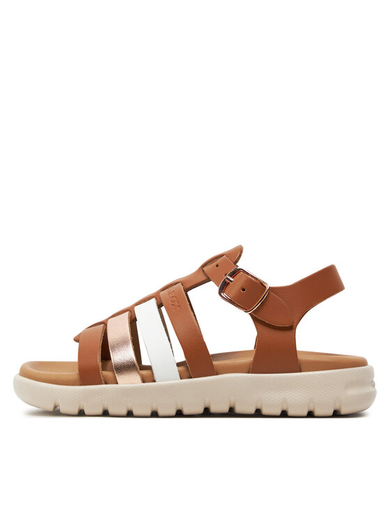 Geox Geox Sandali J Sandal Soleima Gir J35GSB 043CF C6A7F M Rjava