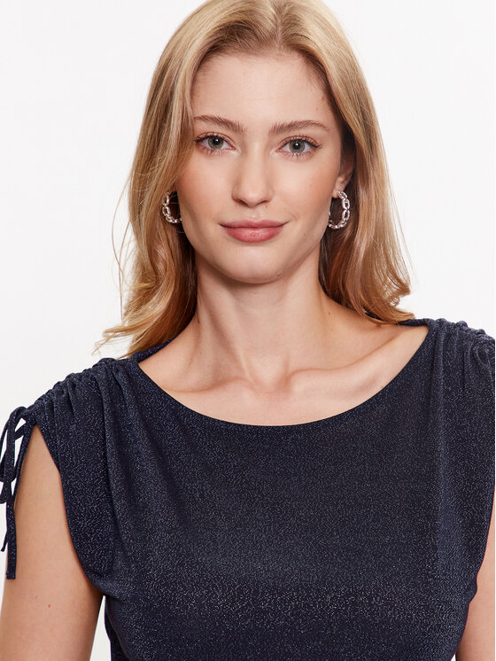 Marella Marella Μπλουζάκι Elmo 2339410735 Σκούρο μπλε Regular Fit