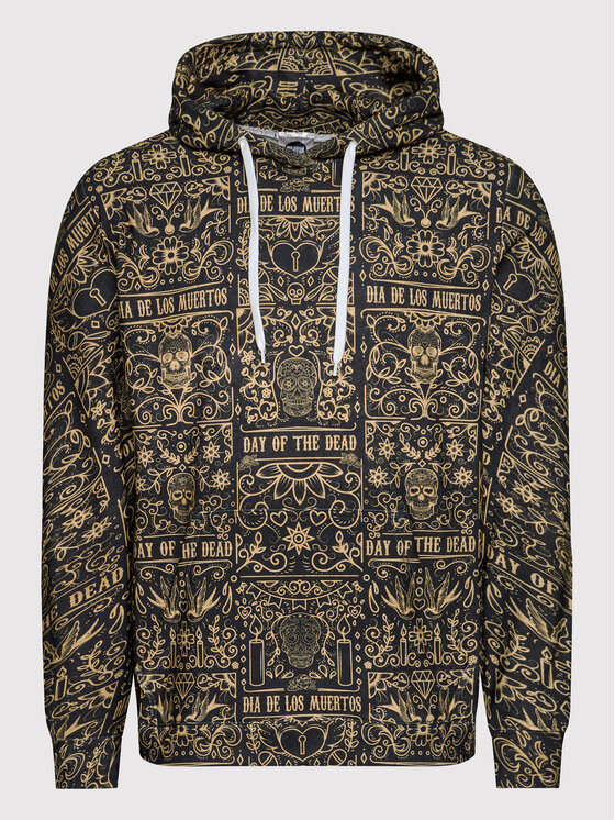 Mr. GUGU & Miss GO Mr. GUGU & Miss GO Світшот Unisex Day Of Dead Чорний Regular Fit