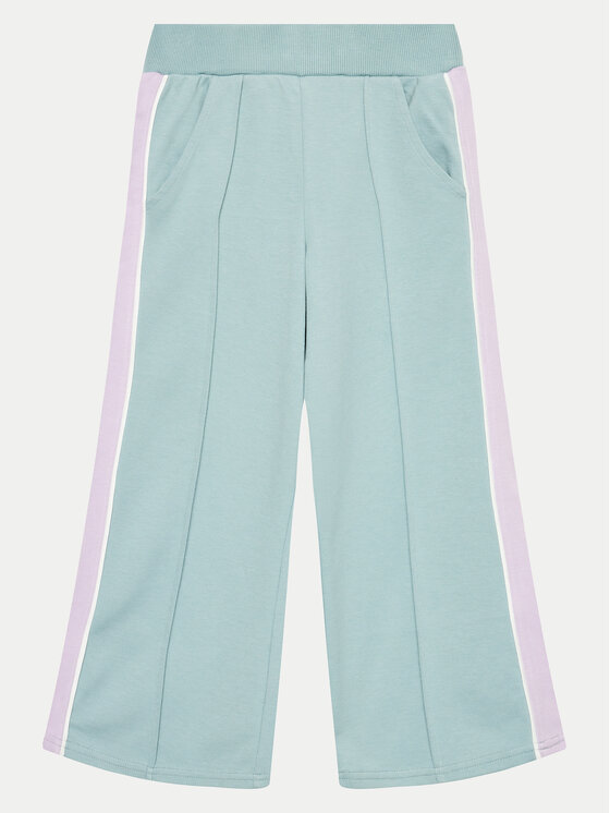 United Colors Of Benetton Pantaloni trening 330SCF05B Albastru celest Wide Leg