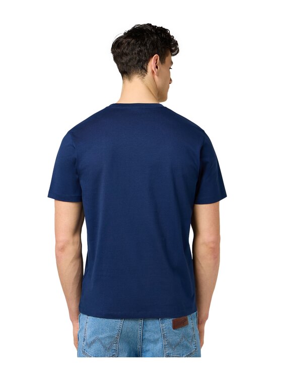 Wrangler Wrangler T-Shirt 112371410 Granatowy Regular Fit