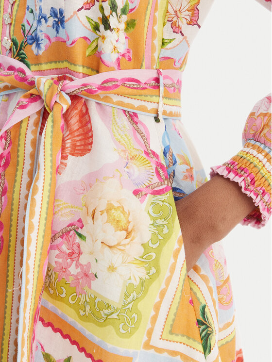 Hale Bob Hale Bob Letní šaty with linen Lakelynn 5YXP674A Barevná Regular Fit