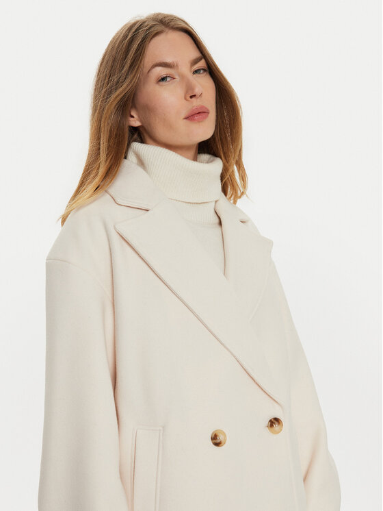 Gina Tricot Gina Tricot Palton 22830 Alb Regular Fit