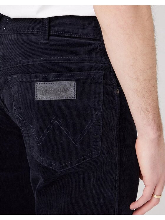 Wrangler Wrangler Spodnie materiałowe TEXAS SLIM Niebieski Slim Fit