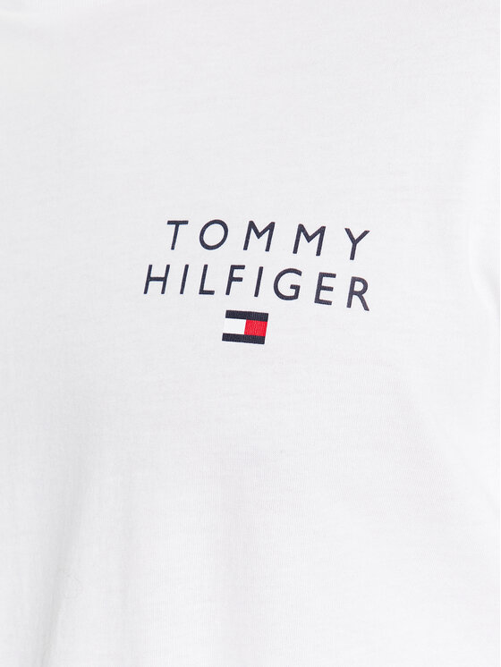 Tommy Hilfiger Tommy Hilfiger Marškinėliai ilgomis rankovėmis UM0UM02984 Balta Regular Fit