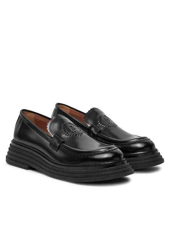 Pollini Pollini Čevlji brez vezalk SA10154G1LTF0000 Črna
