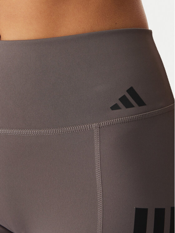 adidas adidas Pantaloni scurți sport Optime Workout 3-Stripes JZ1099 Gri Slim Fit