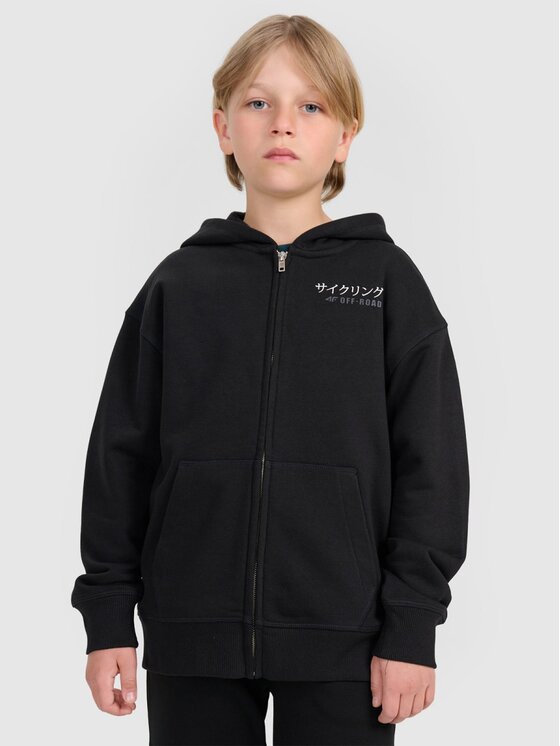 4F 4F Μπλούζα 4FJRAW25TSWSM2346-20S Μαύρο Oversize