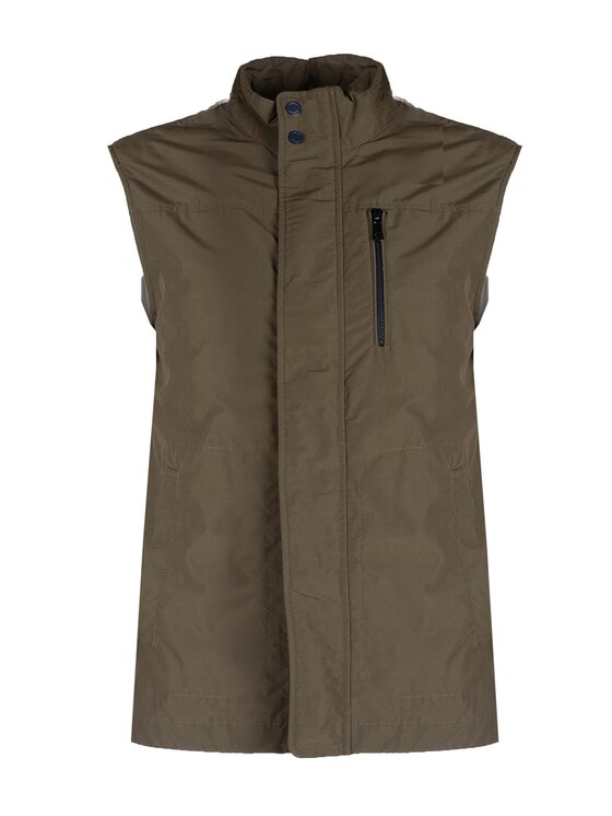 Geox Geox Γιλέκο M0220E T2473 | Vincit Gilet Χακί Regular Fit
