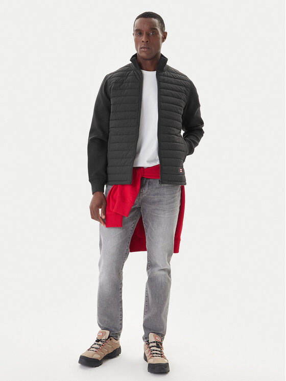 Hunter Hunter Μπουφάν μεταβατικό Hume Baffle HARM0016251 Μαύρο Regular Fit