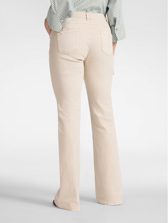 Elena Mirò Elena Mirò Pantaloni di tessuto P701P000434N002 Crema Regular Fit