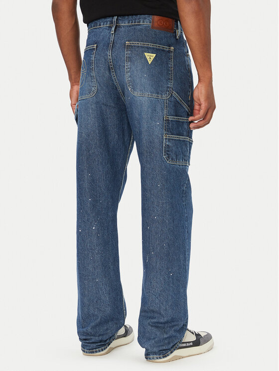 Guess Jeans Guess Jeans Jeansy M6YAB3 D2255 Niebieski Relaxed Fit