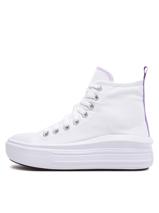 Converse Converse Plátenky Chuck Taylor All Star Move Platform A03667C Biela