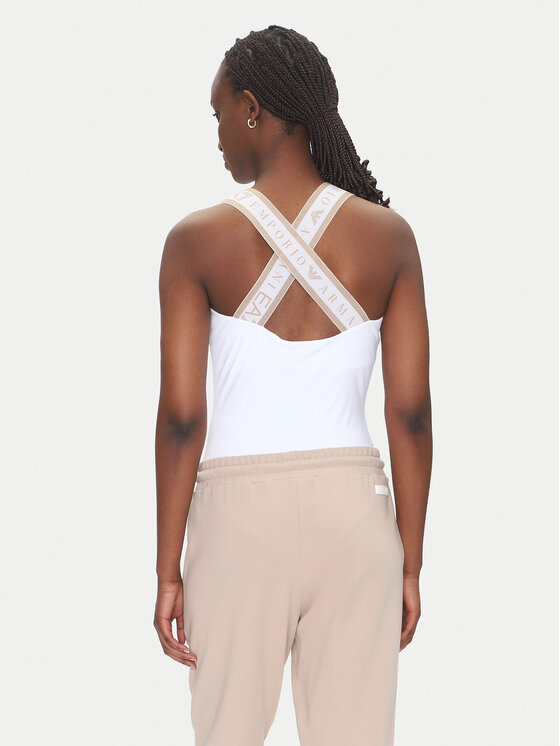 EA7 Emporio Armani EA7 Emporio Armani Body 7W000338 AF12625 U0002 Biały Slim Fit